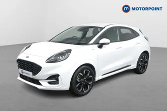 Ford Puma St-Line X Manual Petrol-Electric Hybrid SUV - Stock Number (1511760) - Passenger side front corner