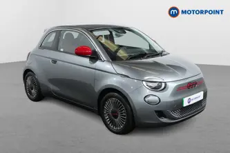 Fiat 500 RED Automatic Electric Hatchback - Stock Number (1512601) - Drivers side front corner