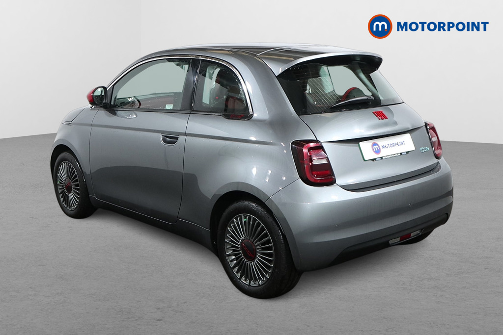 Fiat 500 RED Automatic Electric Hatchback - Stock Number (1512601) - Passenger side rear corner