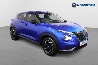 Nissan Juke N-Connecta Automatic Petrol-Electric Hybrid SUV - Stock Number (1513355) - Drivers side front corner