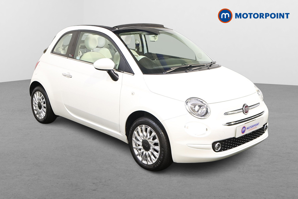 Fiat 500 Lounge Manual Petrol Convertible - Stock Number (1513904) - Drivers side front corner