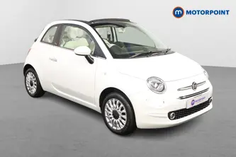 Fiat 500 Lounge Manual Petrol Convertible - Stock Number (1513904) - Drivers side front corner