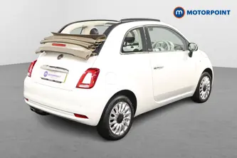 Fiat 500 Lounge Manual Petrol Convertible - Stock Number (1513904) - Drivers side rear corner