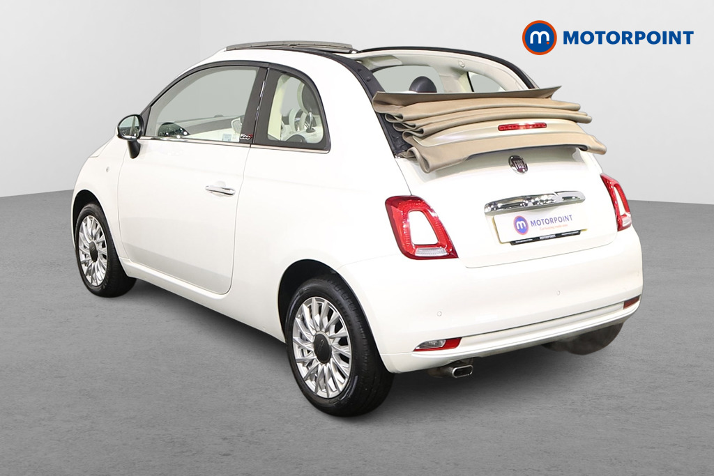 Fiat 500 Lounge Manual Petrol Convertible - Stock Number (1513904) - Passenger side rear corner