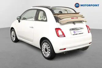 Fiat 500 Lounge Manual Petrol Convertible - Stock Number (1513904) - Passenger side rear corner