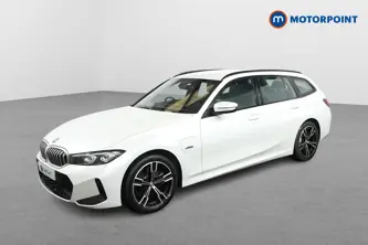 BMW 3 Series M Sport Automatic Petrol Plug-In Hybrid Estate - Stock Number (1501674) - Passenger side front corner