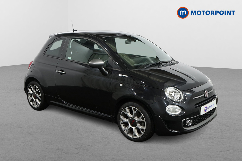 Fiat 500 Sport Manual Petrol-Electric Hybrid Hatchback - Stock Number (1507661) - Drivers side front corner