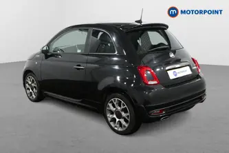 Fiat 500 Sport Manual Petrol-Electric Hybrid Hatchback - Stock Number (1507661) - Passenger side rear corner