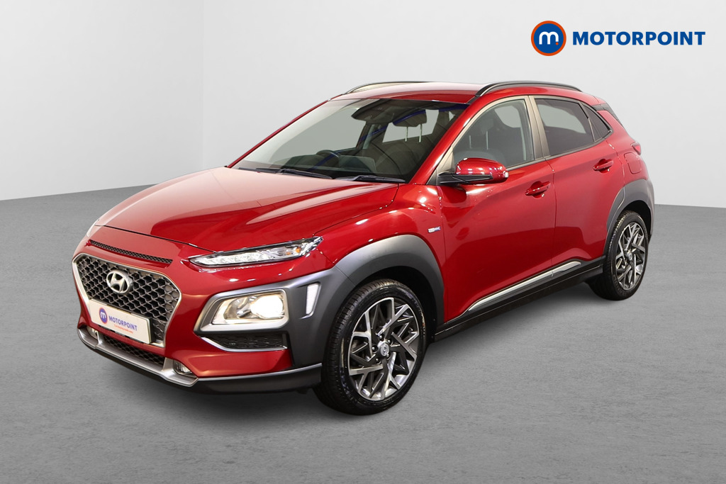 Hyundai Kona Premium Automatic Petrol-Electric Hybrid SUV - Stock Number (1513966) - Passenger side front corner