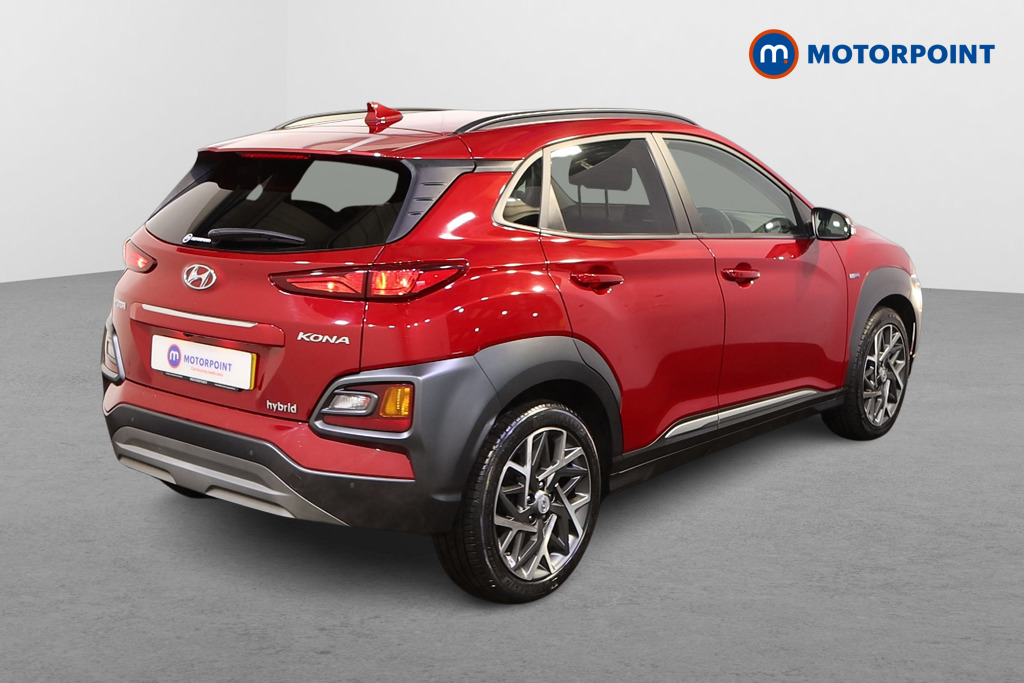 Hyundai Kona Premium Automatic Petrol-Electric Hybrid SUV - Stock Number (1513966) - Drivers side rear corner