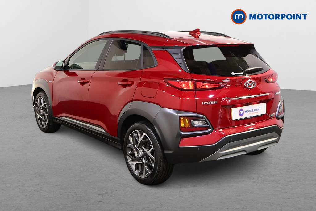 Hyundai Kona Premium Automatic Petrol-Electric Hybrid SUV - Stock Number (1513966) - Passenger side rear corner