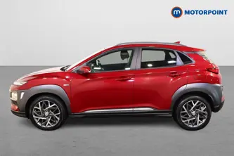 Hyundai Kona Premium Automatic Petrol-Electric Hybrid SUV - Stock Number (1513966) - Passenger side