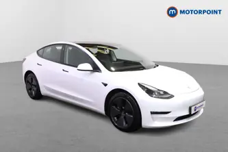 Tesla Model 3 Long Range Automatic Electric Saloon - Stock Number (1513963) - Drivers side front corner