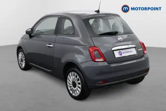 Fiat 500 Lounge Manual Petrol-Electric Hybrid Hatchback - Stock Number (1512627) - Passenger side rear corner