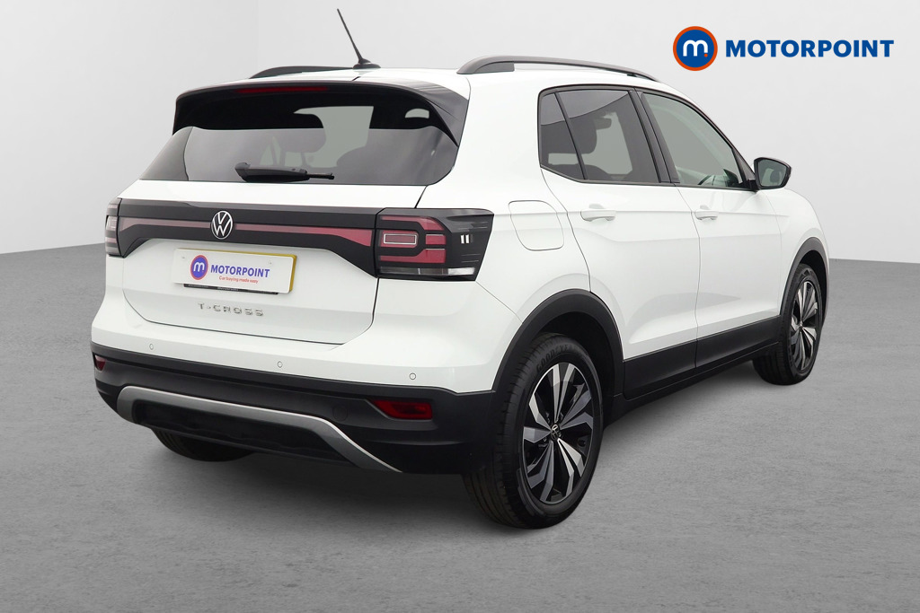 Volkswagen T-Cross Black Edition Automatic Petrol SUV - Stock Number (1512887) - Drivers side rear corner