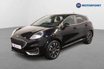 Ford Puma St-Line Vignale Manual Petrol-Electric Hybrid SUV - Stock Number (1513935) - Passenger side front corner