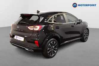 Ford Puma St-Line Vignale Manual Petrol-Electric Hybrid SUV - Stock Number (1513935) - Drivers side rear corner