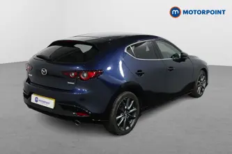 Mazda 3 Sport Lux Manual Petrol-Electric Hybrid Hatchback - Stock Number (1513513) - Drivers side rear corner