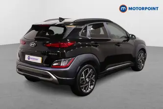 Hyundai Kona Premium Automatic Petrol-Electric Hybrid SUV - Stock Number (1495968) - Drivers side rear corner