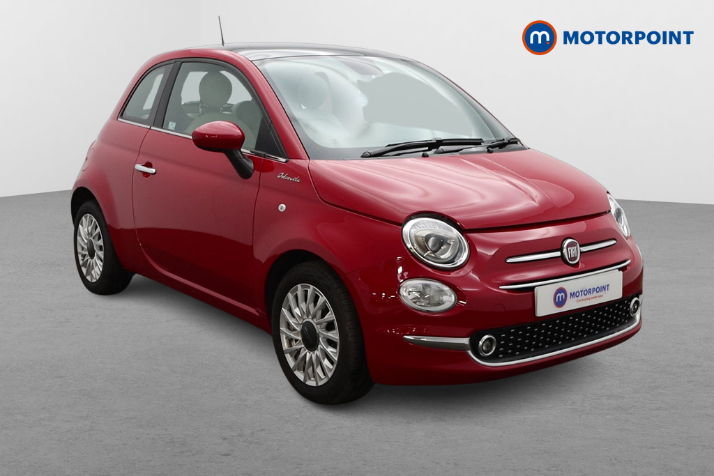 Fiat 500 Dolcevita Manual Petrol-Electric Hybrid Hatchback - Stock Number (1502626) - Drivers side front corner