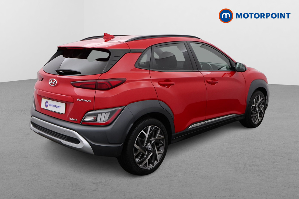 Hyundai Kona Premium Automatic Petrol-Electric Hybrid SUV - Stock Number (1504366) - Drivers side rear corner