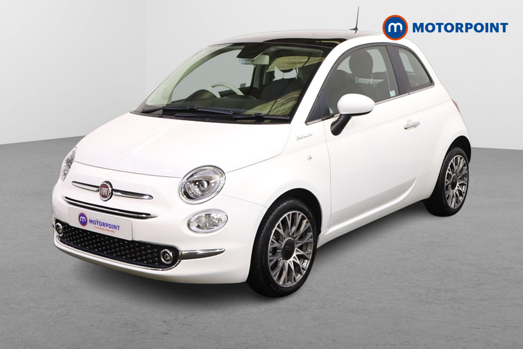 Fiat 500 Dolcevita Plus Manual Petrol-Electric Hybrid Hatchback - Stock Number (1514830) - Passenger side front corner