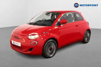 Fiat 500 RED Automatic Electric Hatchback - Stock Number (1515416) - Passenger side front corner