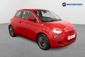 Fiat 500 RED Automatic Electric Hatchback - Stock Number (1515416) - Drivers side front corner