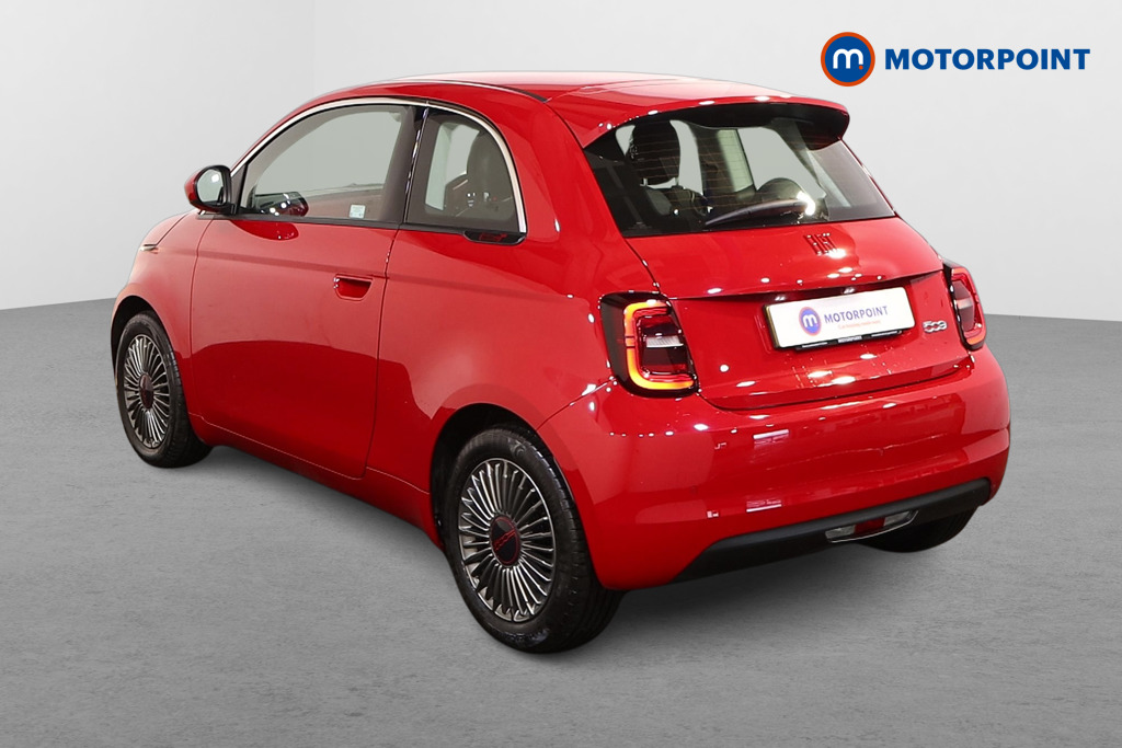 Fiat 500 RED Automatic Electric Hatchback - Stock Number (1515416) - Passenger side rear corner