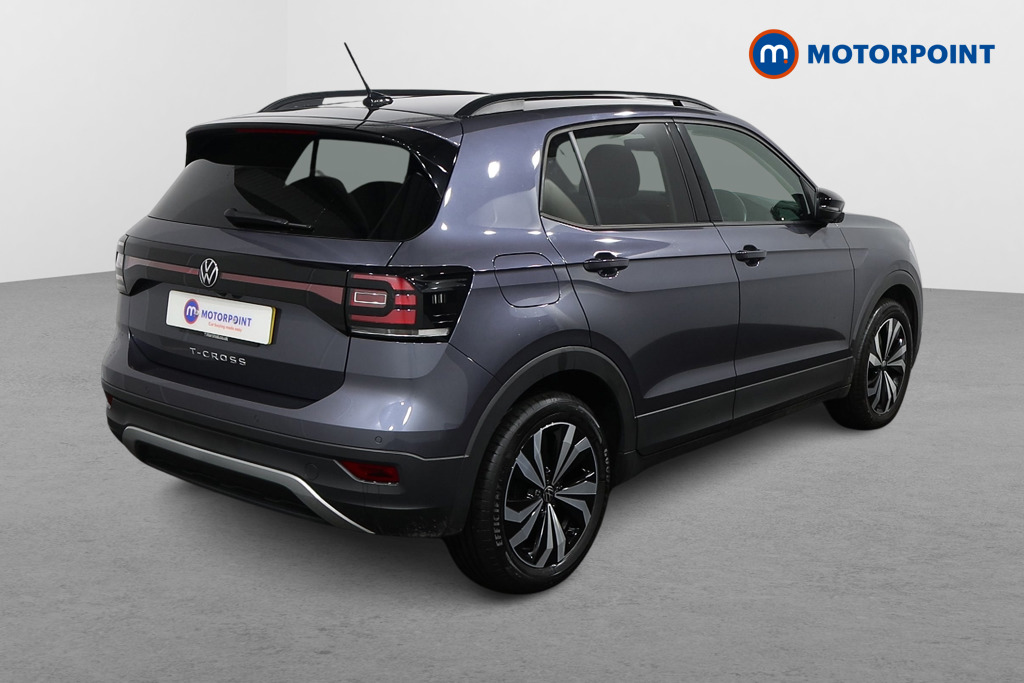 Volkswagen T-Cross Black Edition Manual Petrol SUV - Stock Number (1516107) - Drivers side rear corner