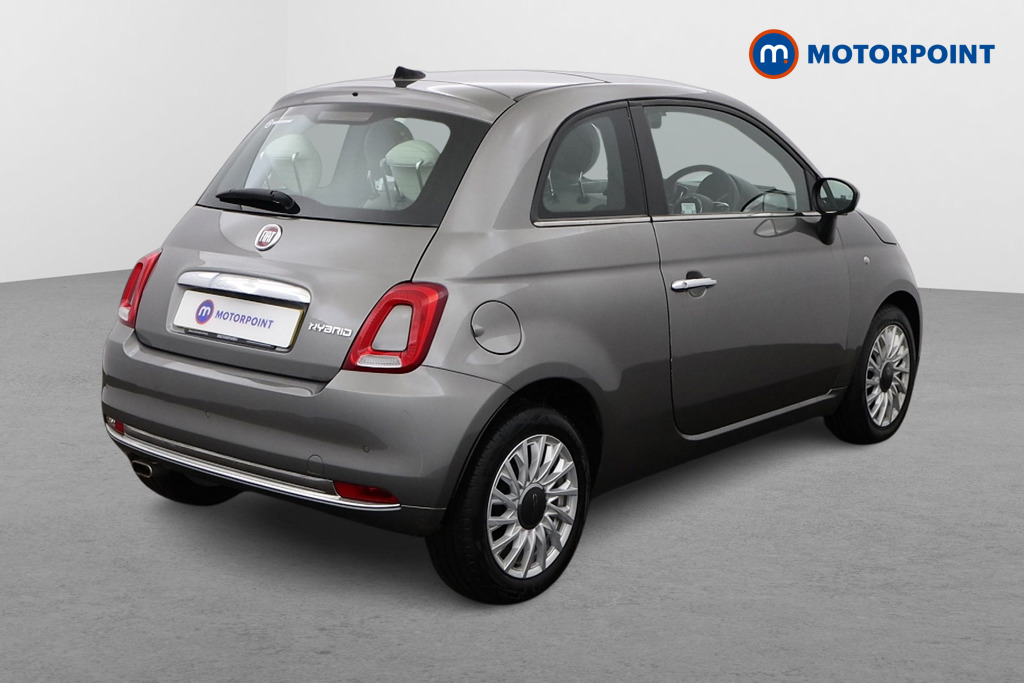 Fiat 500 Dolcevita Manual Petrol-Electric Hybrid Hatchback - Stock Number (1513260) - Drivers side rear corner