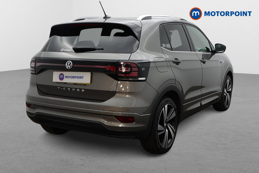 Volkswagen T-Cross R-Line Automatic Petrol SUV - Stock Number (1515485) - Drivers side rear corner