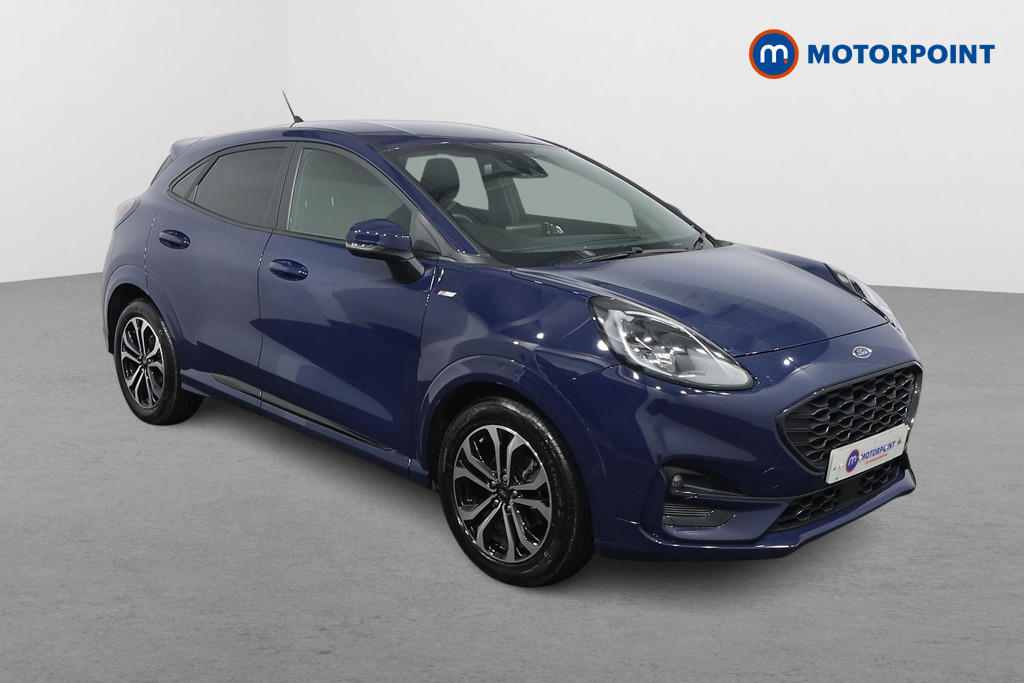 Ford Puma St-Line Manual Petrol-Electric Hybrid SUV - Stock Number (1516884) - Drivers side front corner