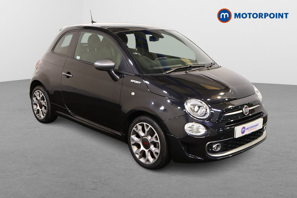 Fiat 500 Sport Manual Petrol-Electric Hybrid Hatchback - Stock Number (1512646) - Drivers side front corner