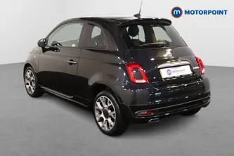 Fiat 500 Sport Manual Petrol-Electric Hybrid Hatchback - Stock Number (1512646) - Passenger side rear corner