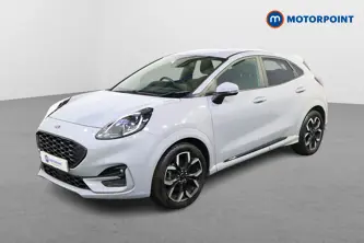 Ford Puma St-Line X Manual Petrol-Electric Hybrid SUV - Stock Number (1515447) - Passenger side front corner