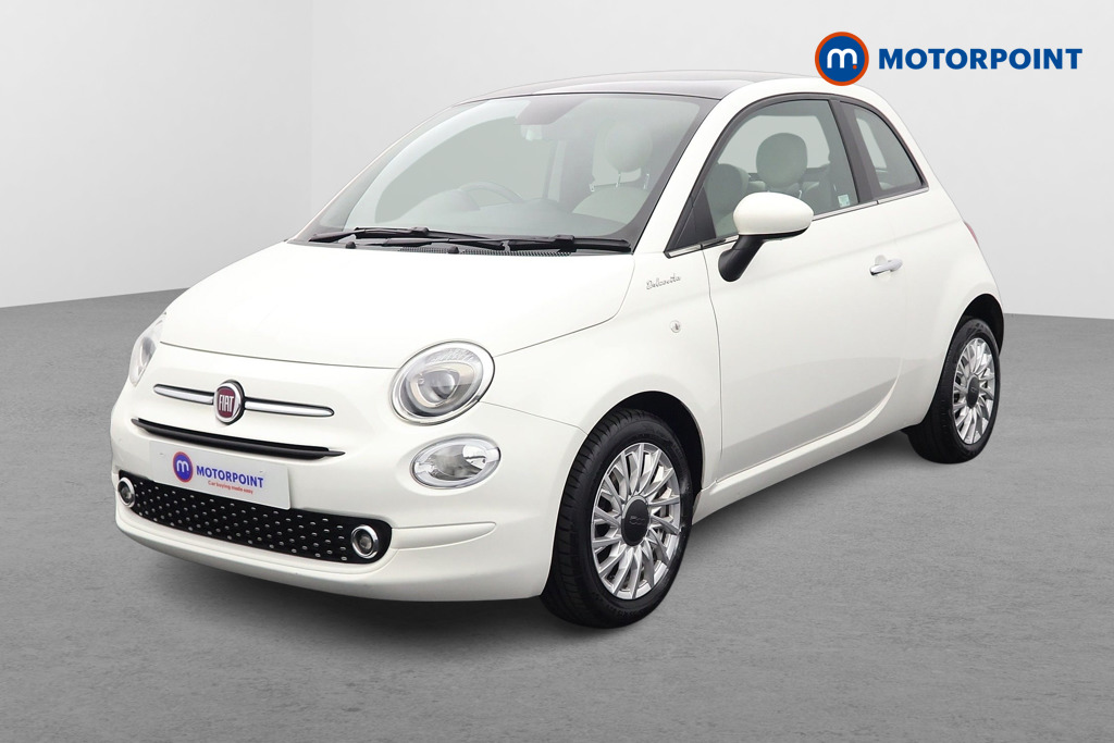 Fiat 500 Dolcevita Manual Petrol-Electric Hybrid Hatchback - Stock Number (1513249) - Passenger side front corner