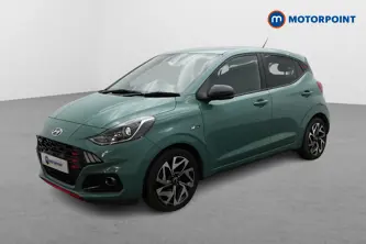 Hyundai I10 N Line Manual Petrol Hatchback - Stock Number (1516308) - Passenger side front corner