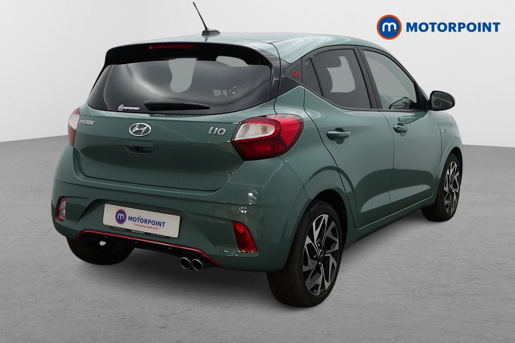 Hyundai I10 N Line Manual Petrol Hatchback - Stock Number (1516308) - Drivers side rear corner