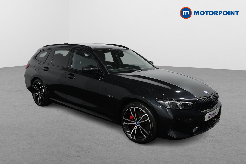 BMW 3 Series M Sport Automatic Petrol Plug-In Hybrid Estate - Stock Number (1517346) - Drivers side front corner