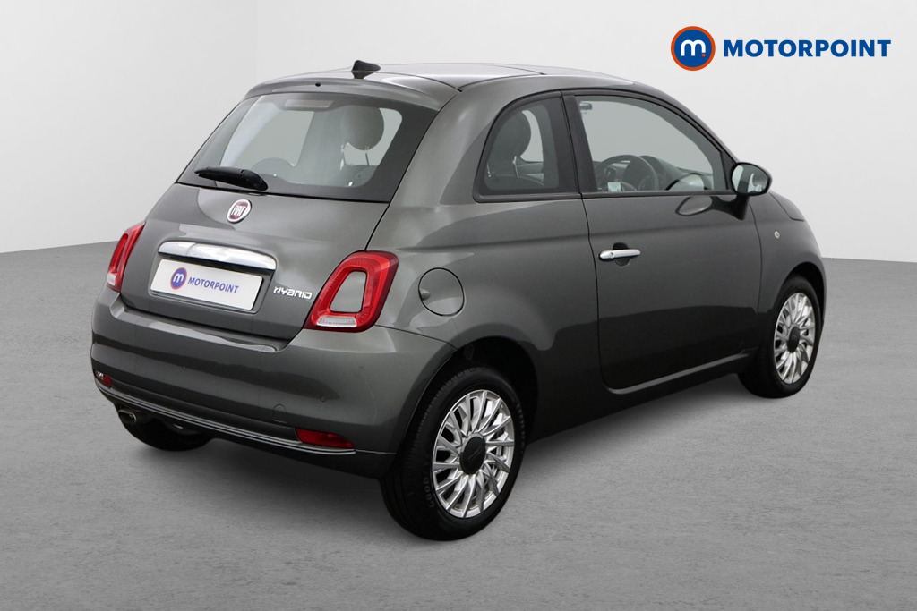 Fiat 500 Lounge Manual Petrol-Electric Hybrid Hatchback - Stock Number (1517736) - Drivers side rear corner