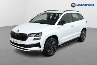 Skoda Karoq Sportline Automatic Diesel SUV - Stock Number (1516191) - Passenger side front corner