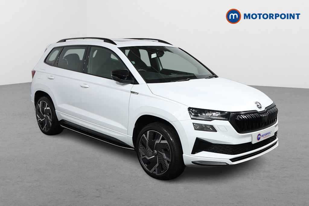 Skoda Karoq Sportline Automatic Diesel SUV - Stock Number (1516191) - Drivers side front corner