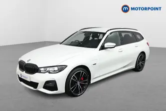 BMW 3 Series M Sport Automatic Petrol Plug-In Hybrid Estate - Stock Number (1517776) - Passenger side front corner