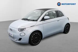 Fiat 500 La Prima Automatic Electric Convertible - Stock Number (1512135) - Passenger side front corner