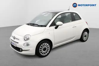 Fiat 500 Dolcevita Manual Petrol-Electric Hybrid Hatchback - Stock Number (1513259) - Passenger side front corner