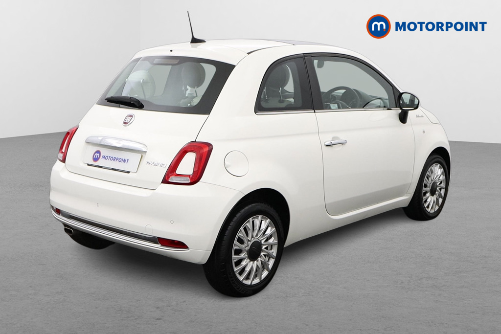 Fiat 500 Dolcevita Manual Petrol-Electric Hybrid Hatchback - Stock Number (1513259) - Drivers side rear corner