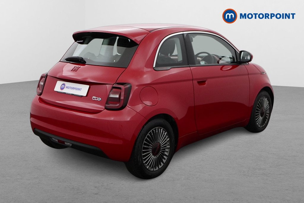 Fiat 500 RED Automatic Electric Hatchback - Stock Number (1517734) - Drivers side rear corner