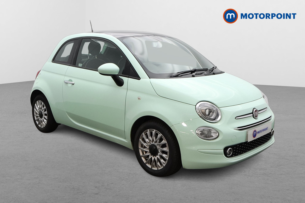 Fiat 500 Lounge Manual Petrol-Electric Hybrid Hatchback - Stock Number (1513091) - Drivers side front corner