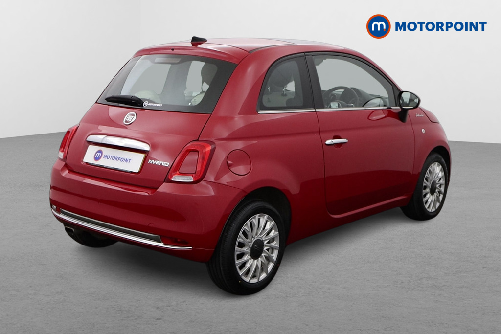 Fiat 500 Dolcevita Manual Petrol-Electric Hybrid Hatchback - Stock Number (1513323) - Drivers side rear corner